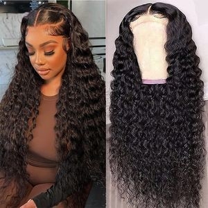 Wholesale Brazilian Curls 13X6 13X4 Glueless HD Transparent Lace Front Human Hair Wig