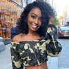Wholesale100% Brazilian Hair Short Bob Curly Remy HD Transparent Lace Front Human Hair Wig