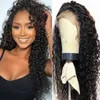Wholesale 13X6 Loose Deep Wave Wig 13X4 HD Transparent Pre Plucked Brazilian Lace Front Human Hair Wig