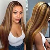 Wholesale 4X4 13X4 13X6 Light Color Frontal Wigs Curly Pre Plucked Natural Brazilian Lace Front Human Hair Wig
