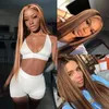 Wholesale 4X4 13X4 13X6 Light Color Frontal Wigs Curly Pre Plucked Natural Brazilian Lace Front Human Hair Wig