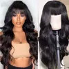 Luxury Transparent Closure Wigs Human Hair Brazilian Body Wave 4X4 13X4 HD Lace Frontal Pre Plucked with Baby Hair Wigs