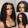 Wholesale Price 13X4 Lace Front Short Human Hair Water Wave Bob Wig