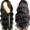 Pre Plucked Unprocessed Body Wave Brazilian Human Hair Glueless Lace Wig