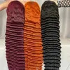 Brazilian Transparent Lace Front Straight Weave Curly Virgin Glueless Human Hair Wig
