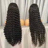 Brazilian Transparent Lace Front Straight Weave Curly Virgin Glueless Human Hair Wig