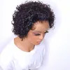 13*1 T Part Pixie Cut Wig Human Hair Short Cheap Wig