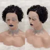 Short Pixie 100% Human Hair Wig T Part Lace Pixie Cut Wig