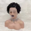 Short Pixie 100% Human Hair Wig T Part Lace Pixie Cut Wig