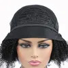 Wholesale Brazilian Kinky Straight Deep Wave Virgin Human Hair Headband Wigs