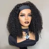 2024 Factory Wholesale Headband Kinky Curly Human Hair Wig for Women