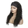 Headband Wig Human Hair Water Wave Glueless Full Machine Made Brazilian Wig