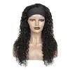 Human Hair Water Wave Headband Wig for Women Full Machine Made Wig