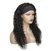Human Hair Water Wave Headband Wig for Women Full Machine Made Wig
