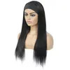 Straight Headband Wigs Human Hair Full Machine Made Wig Brazilian Wig