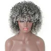 Wholesale Brazilian Black Natural Afro Kinky Curly Machined Human Hair Wig