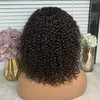 Curly Wig with Bangs Human Hair Bob Wig Curly Wigs for Women