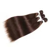 Straight Brazilian Burgundy Red Blonde Brown Color Remy Weaving Bundles