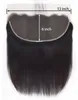 Top Quality Natural Black Swiss Lace Brazilian Hair Lace Closure 100% Virgin Human Silk Straight 13X6 Hair Lace Frontals for Black Women Hair Extensions