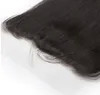 Top Quality Natural Black Swiss Lace Brazilian Hair Lace Closure 100% Virgin Human Silk Straight 13X6 Hair Lace Frontals for Black Women Hair Extensions