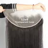 13X6 Transparent Lace Frontal Human Hair Brazilian Straight Lace Frontal Closure