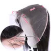 Brazilian Raw Virgin Straight Human Hair 13X6 HD Transparent Lace Frontal Closure