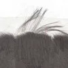 Brazilian Raw Virgin Straight Human Hair 13X6 HD Transparent Lace Frontal Closure