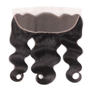 Quality Free Part Brazilian Virgin Human Hair 13*4 Lace Closure Frontal
