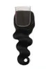 Cheap Price Human Hair Lace Closure Body Wave 20inches 4X4 Closure
