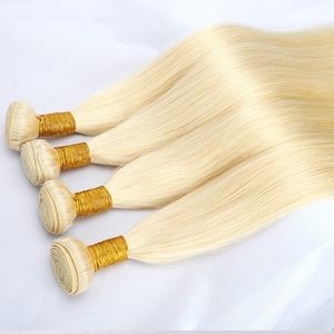Wholesale Top Grade Supplier Blond 613 Brazilian 100% Human Hair Straight Bundles